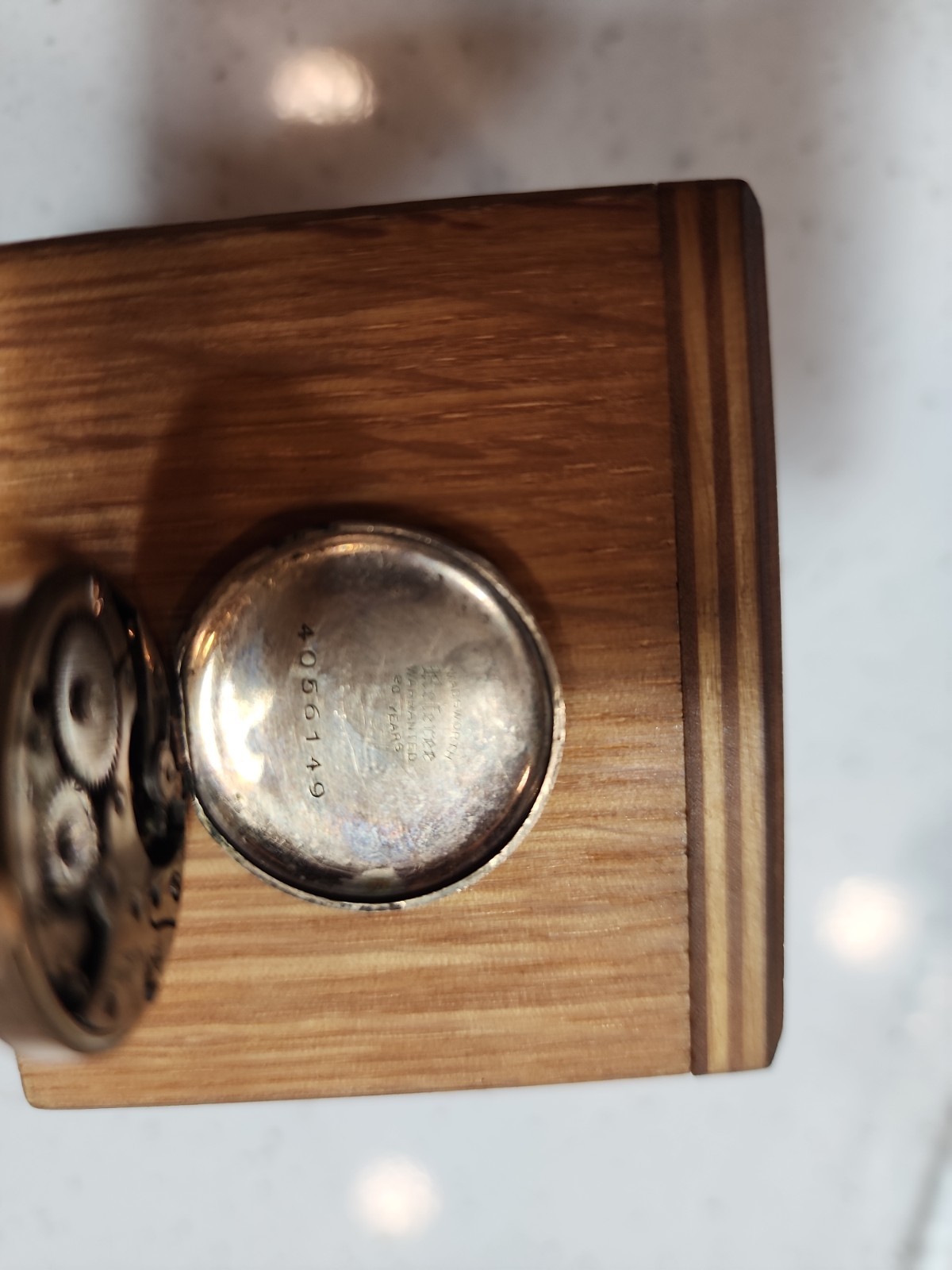 Antique Wadsworth Referee Pocket Watch 15 Jewels 3 Adj Swiss 20 Year Gold Filled