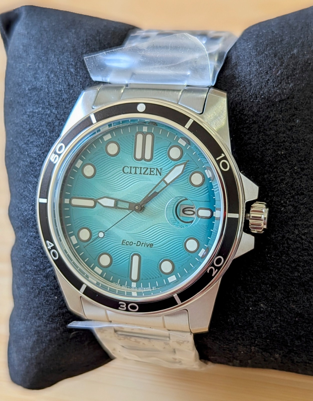 Citizen Turquoise Dial Date Indicator Men’s Watch AW1816-89L