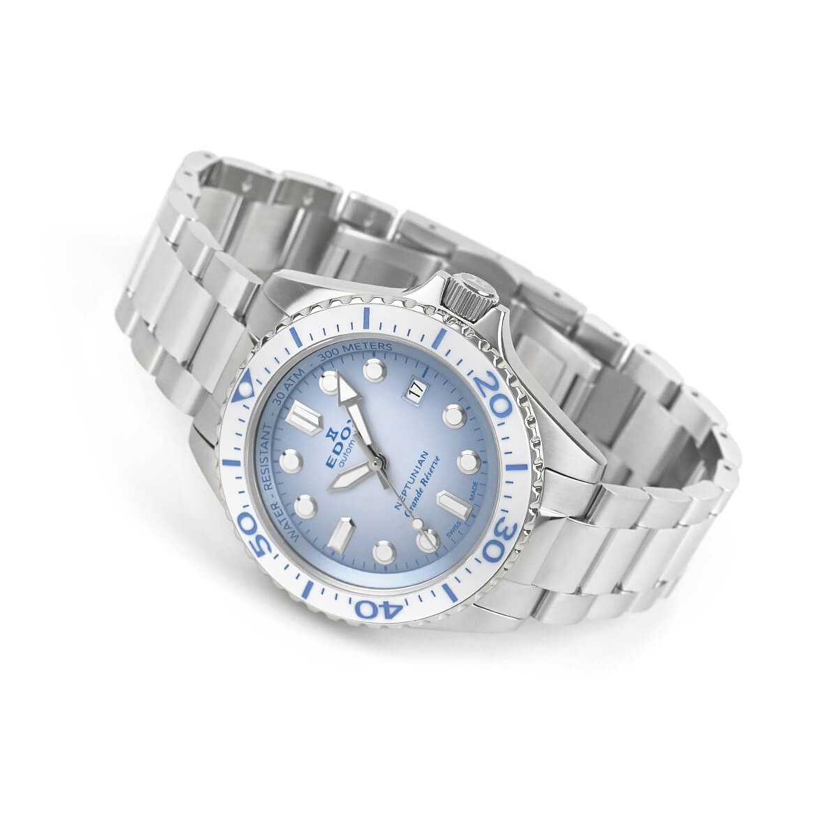 Edox Neptunian Grande Reserve Date Automatic 80801-3BBUM-BUCDN TO308882