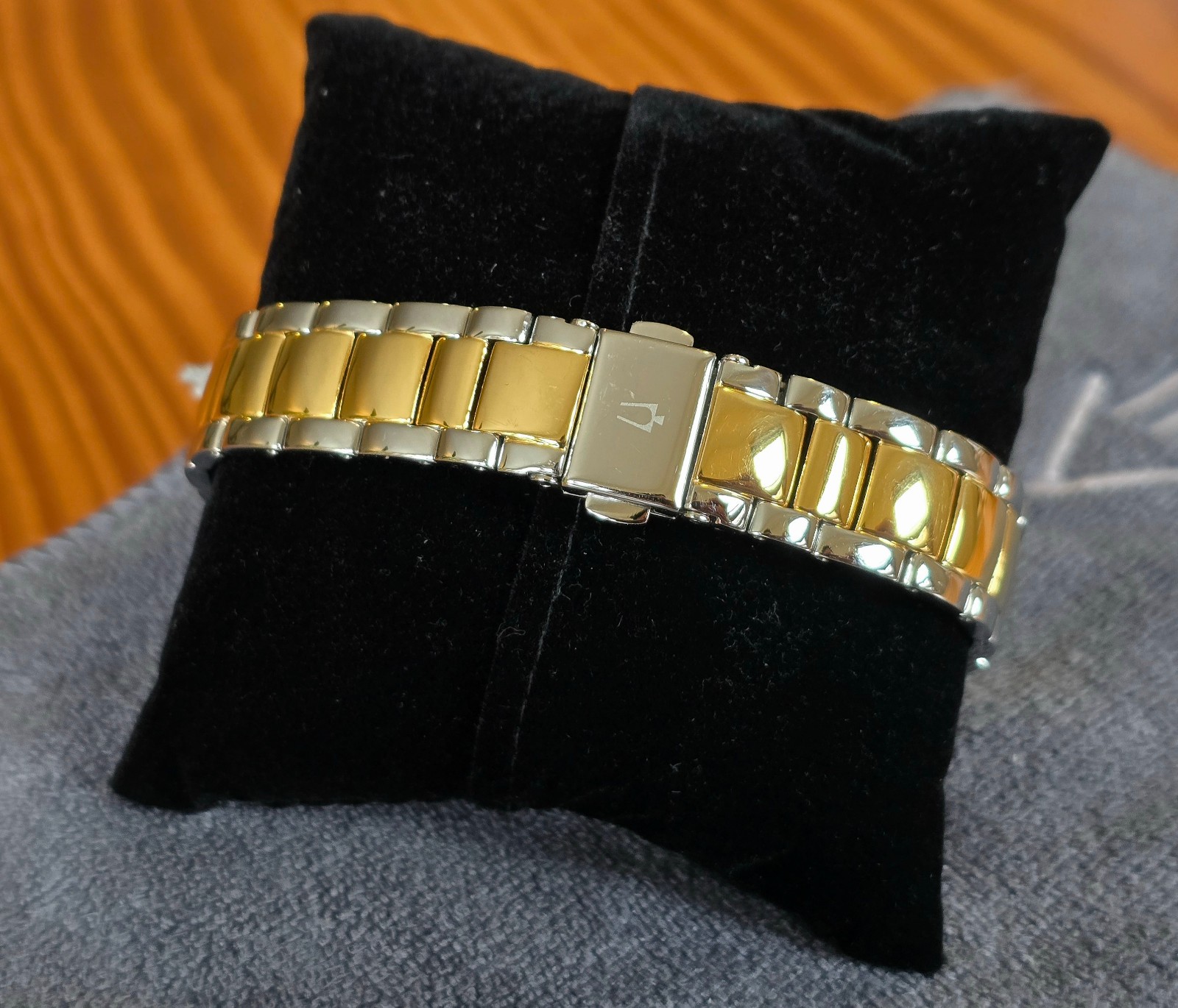 Bulova Women’s Watch, Mother of Pearl, Crystals, Two-Tone, 33 mm, 98L181