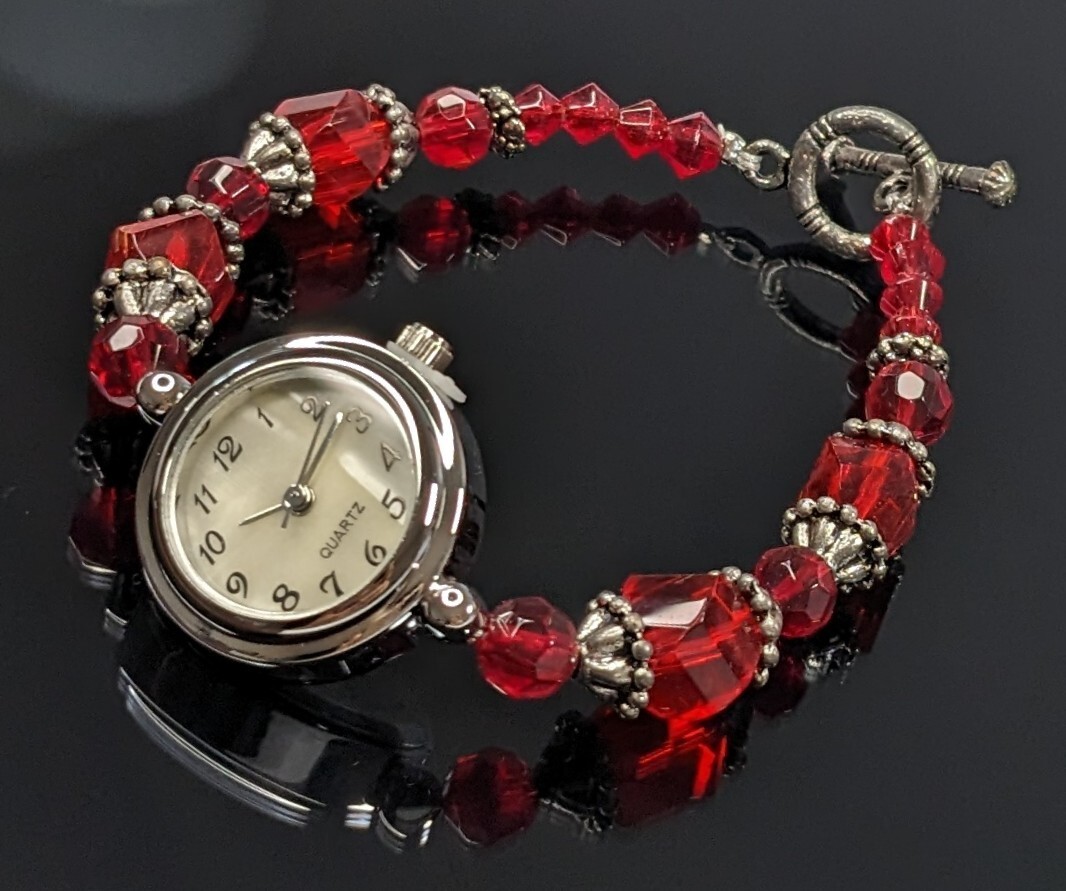 Heda 20 pcs Beading Watch Faces for Jewelry making Silver Round White 20 mm