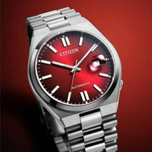 Citizen Tsuyosa NJ0150-56W Automatic Sapphire Red Dial Men’s Japan New