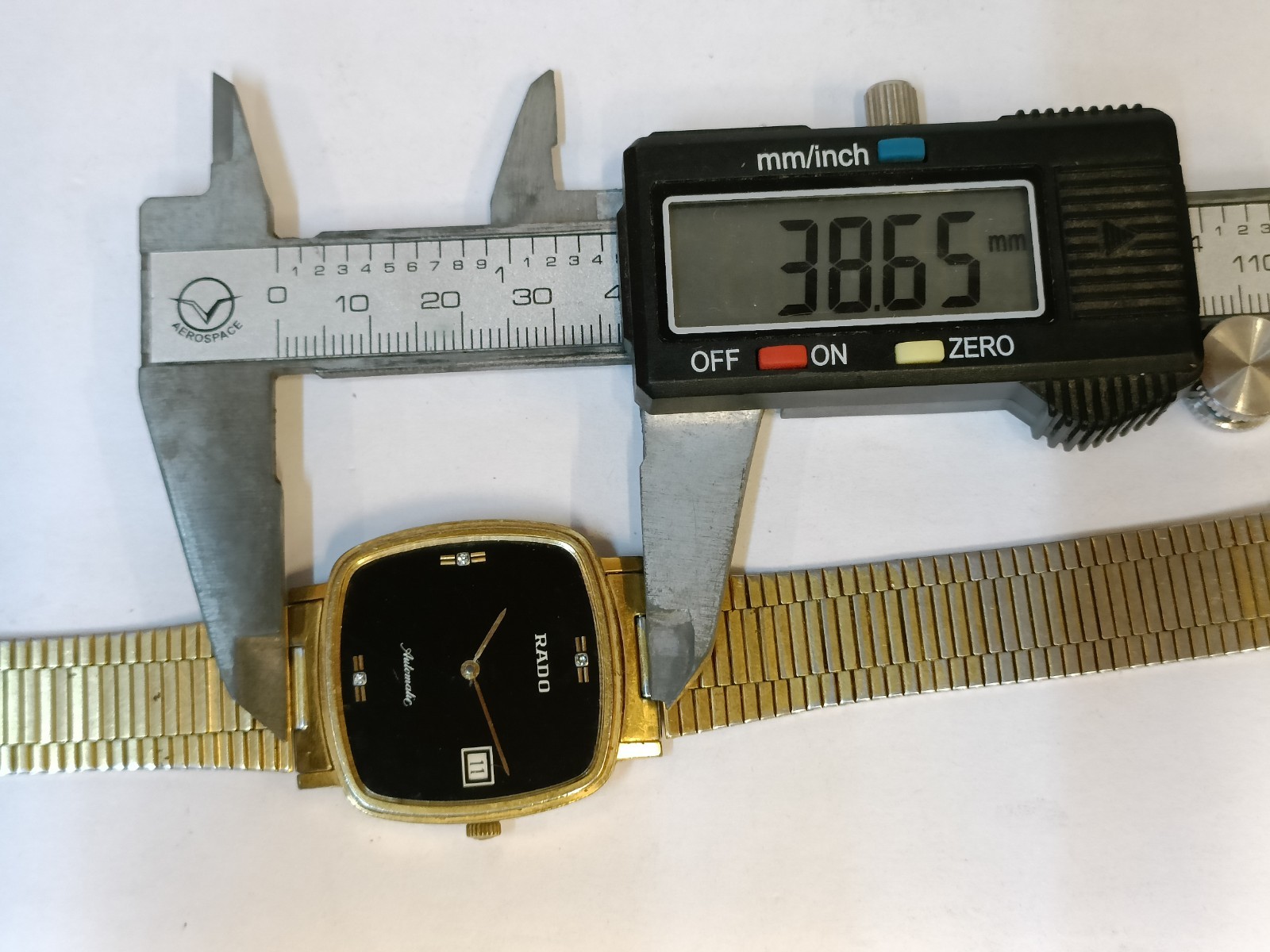 VINATGE RADO AUTOMATIC BLACK DIAL 634.7925.2 SWISS MEN’S WORKING CONDITION