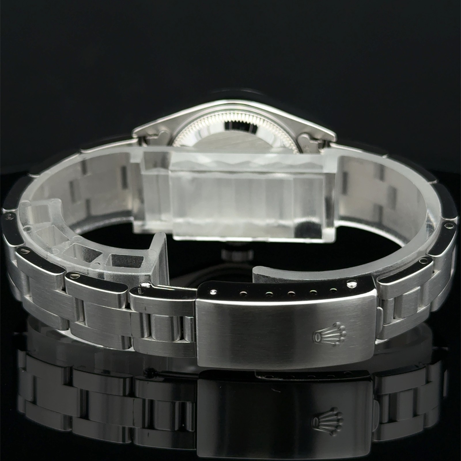 2000 Rolex Oyster Perpetual Date White Arabic Dial Oyster Bracelet 79160 Steel