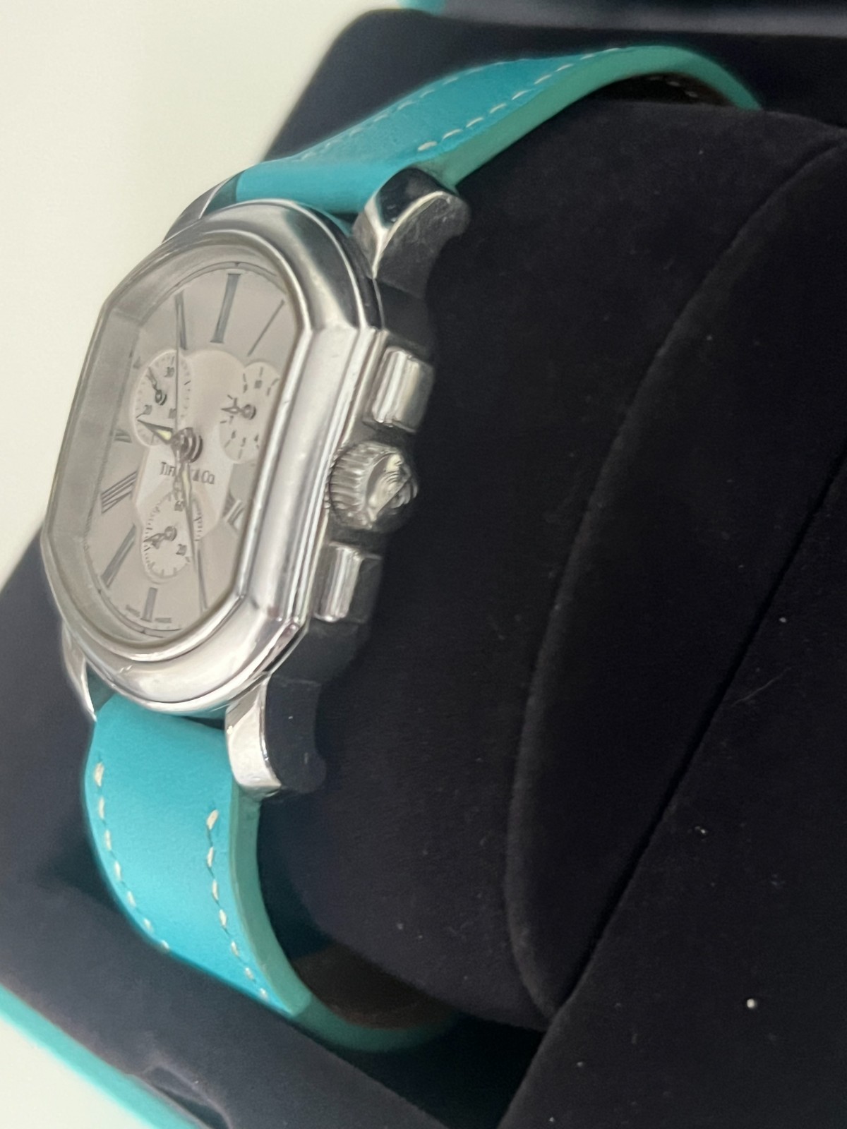 Tiffany & Co. Mark Coupe Quartz Chronograph Men’s Watch in Stainless Steel