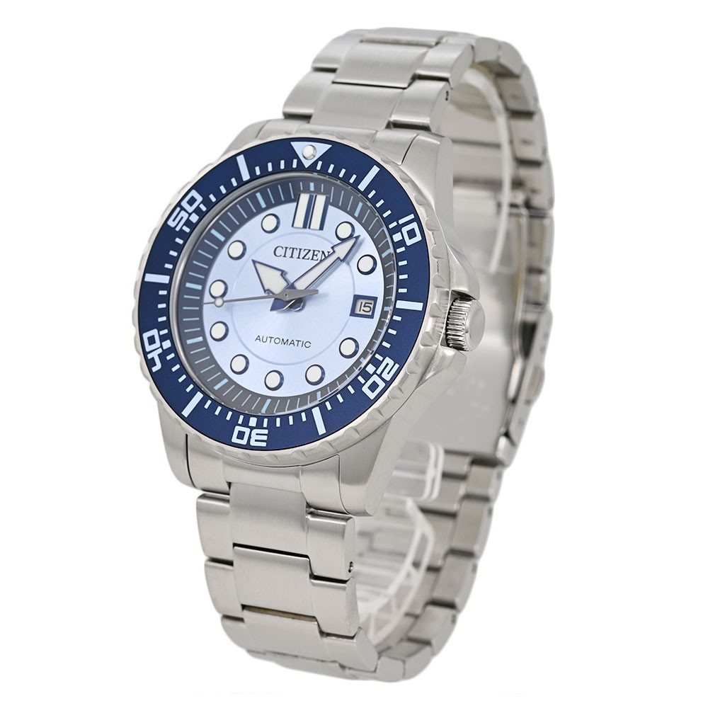 CITIZEN NJ0178-81M Automatic Analog Blue Silver