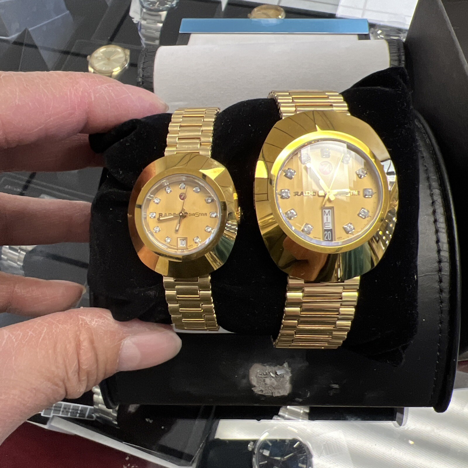 Man&women👍The Original Automatic Diamond Gold Dial Men’s Watch 636.0313.3(BNS)
