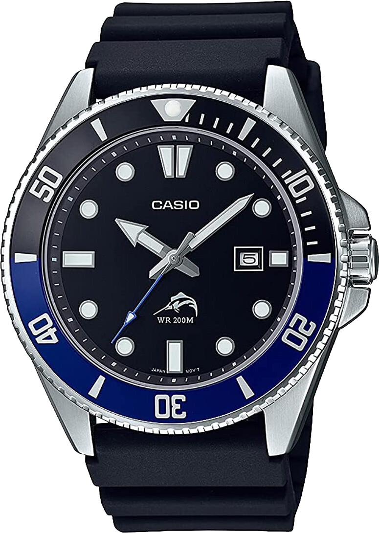 Casio MDV106B-1A1V Men’s Duro 200M WR Black Watch Diver Analog Sports New 2021