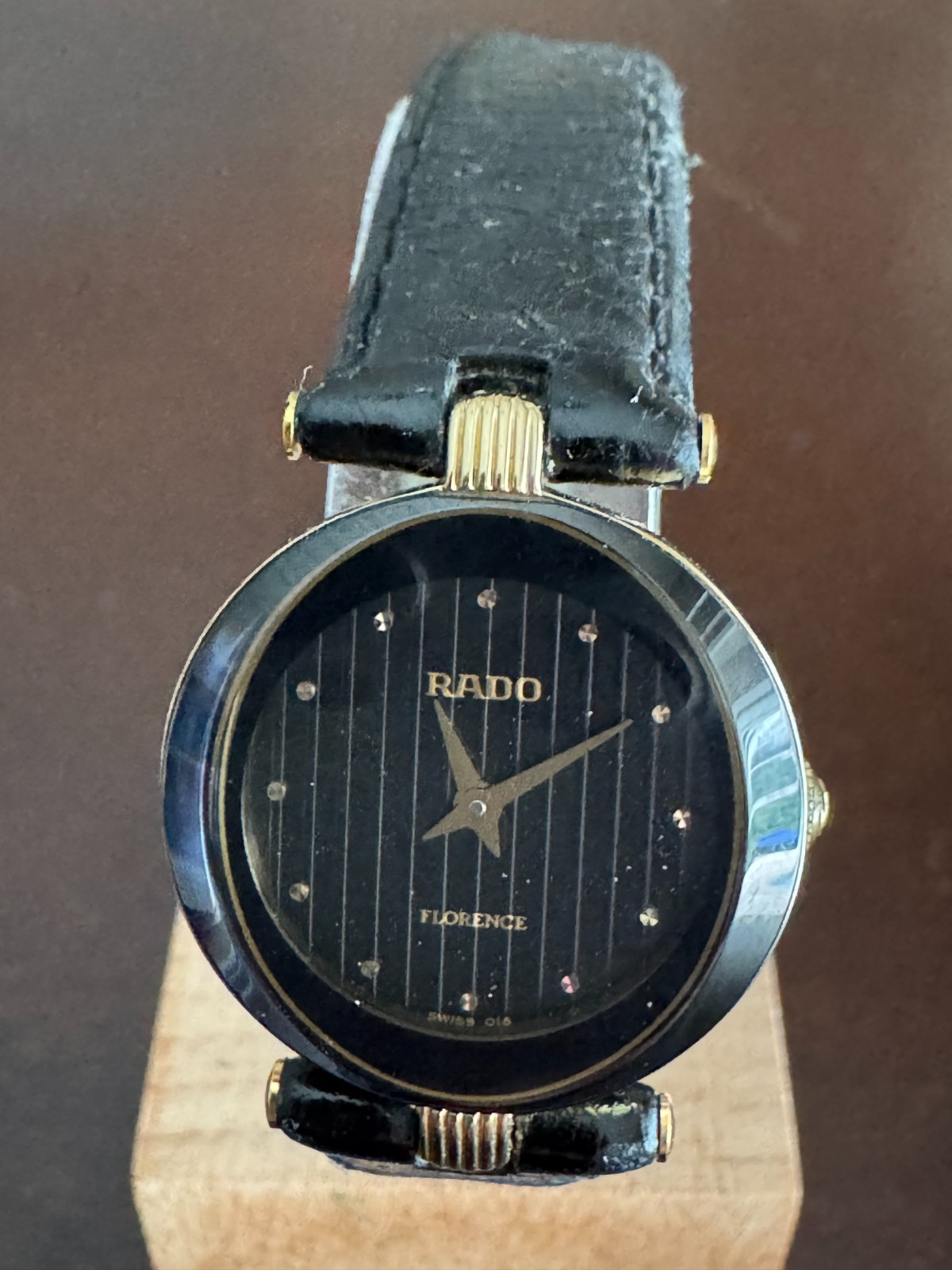 CLEAN LADIES QUARTZ RADO FLORENCE 23MM WRISTWATCH REF# 153.3695.2 KEEPING TIME
