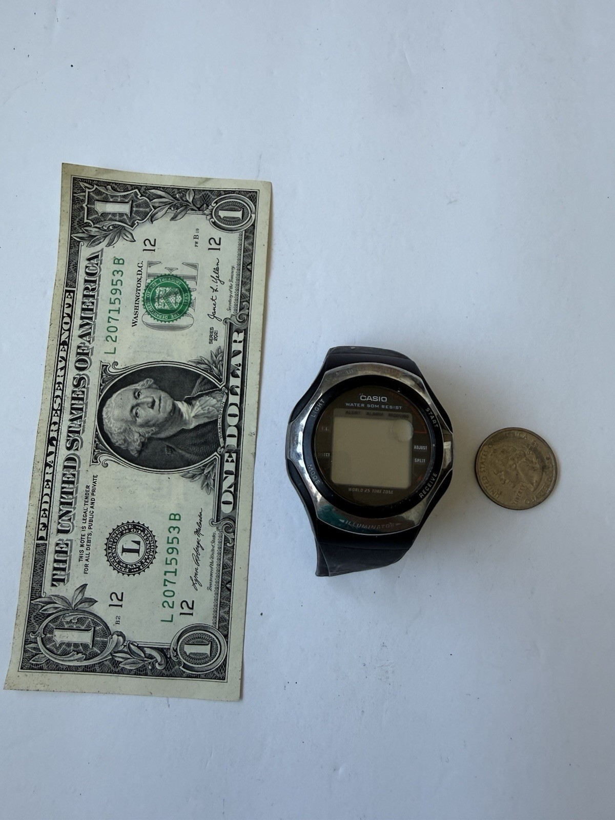 Men’s Casio Wave Ceptor Model Number WV-56H Watch Needs New Battery