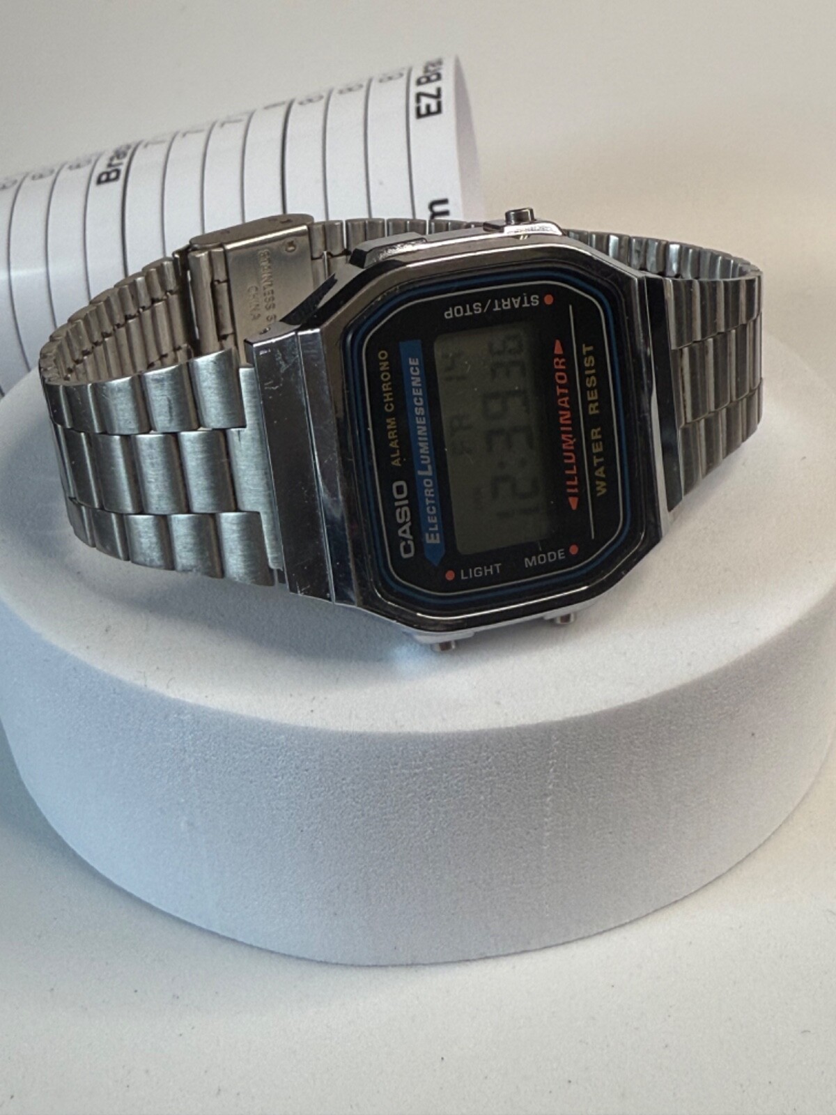 Vintage Casio Alarm Chrono Electro Luminescence Digital Wristwatch