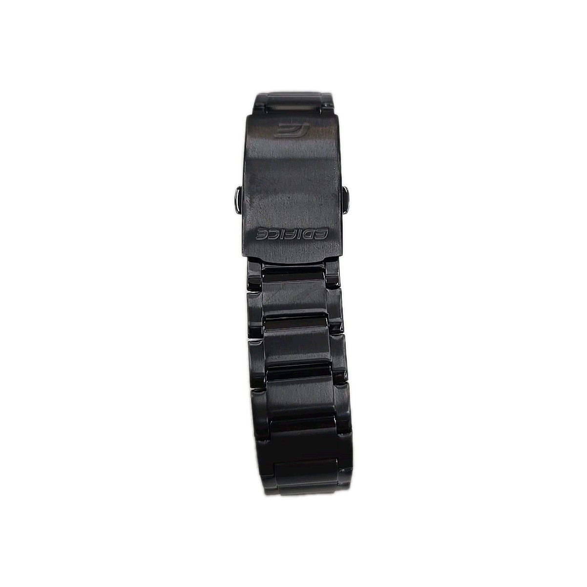 Men’s Casio Edifice Solar Powered Black IP Carbon Fiber Resin Strap Watch NIB