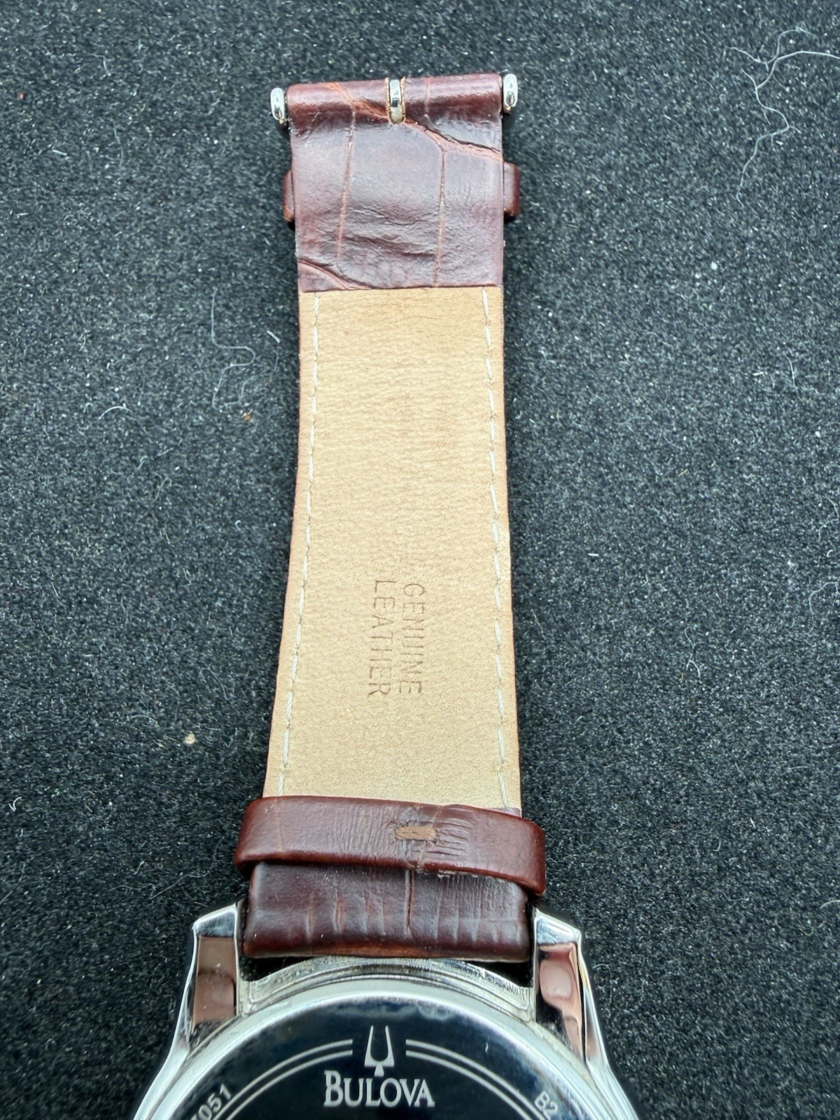Bulova Precisionist Brown Dial Brown Genuine Leather Men’s Watch 96B128