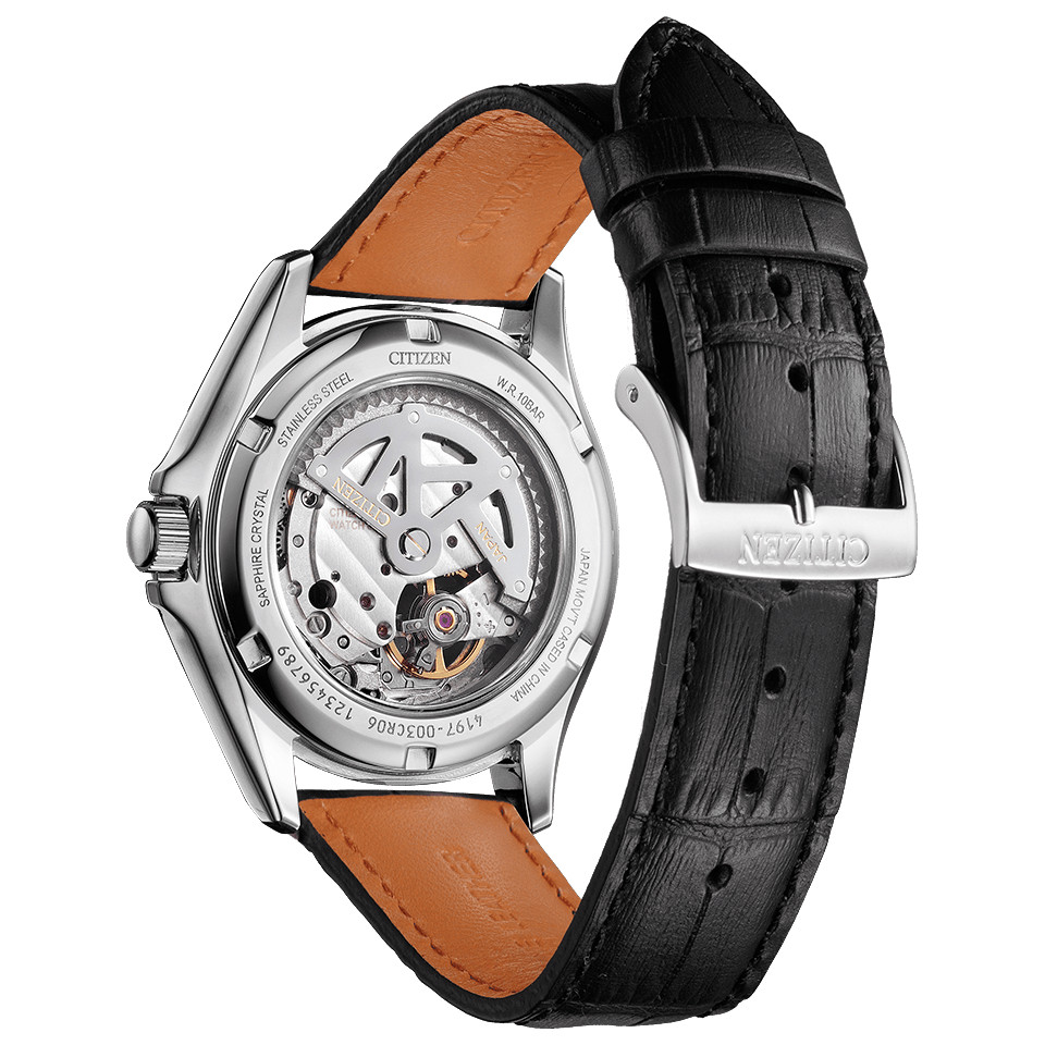 CITIZEN COLLECTION NP1011-08A Mechanical Automatic Watch Leather Band 38.9mm