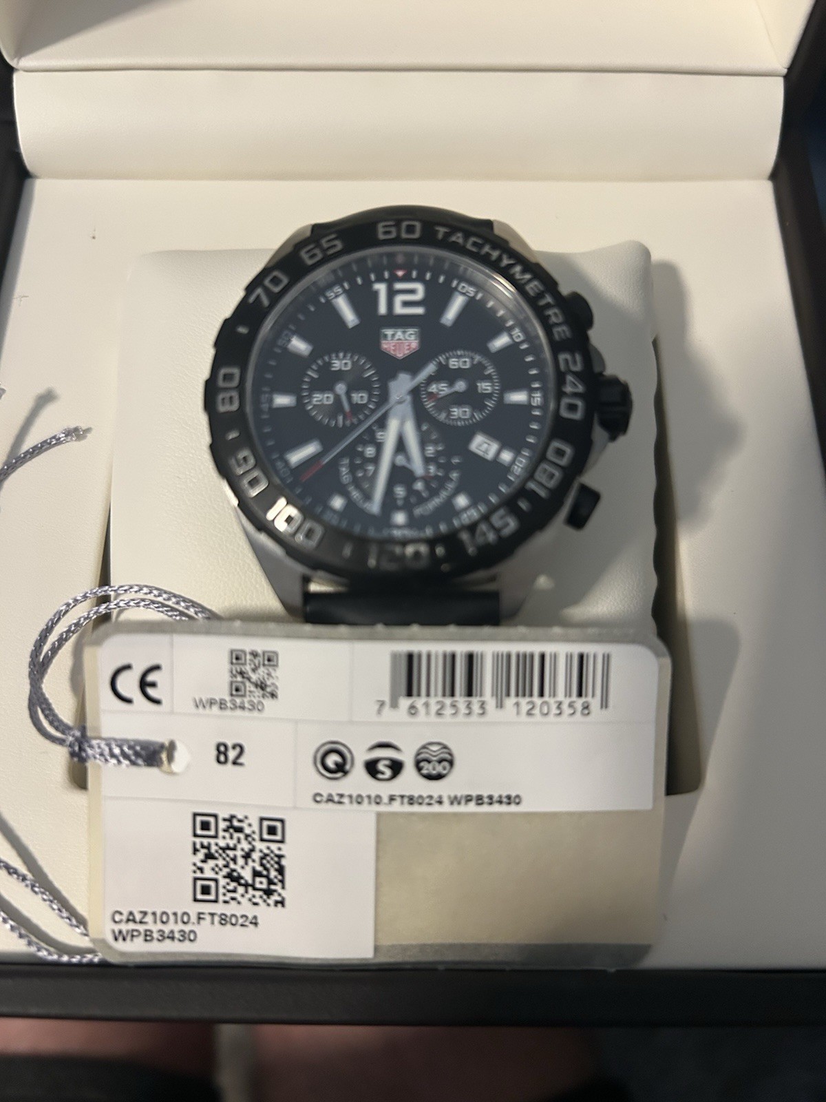 TAG Heuer Formula 1 Chrono 43mm CAZ1010.FT8024 Black Dial Watch