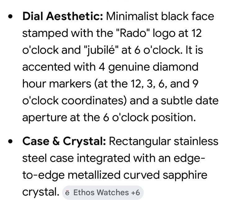 Rado Jubile Diastar Titanium Ceramic Men’s/Unisex Watch Black 160.0484.3