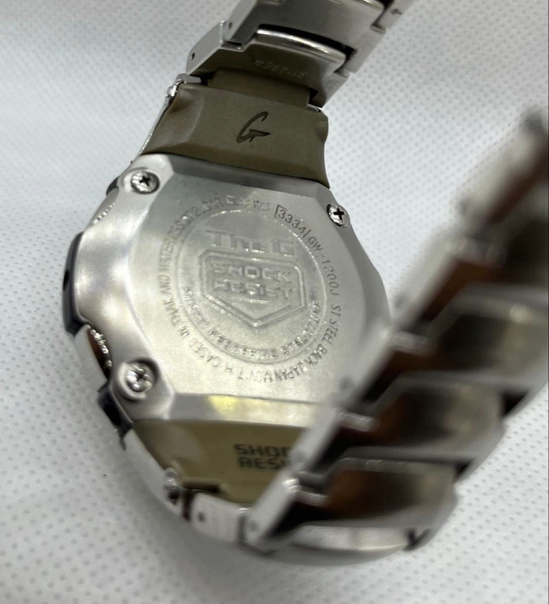 Casio G-Shock Wave Ceptor Solar Metal Band Watch Used