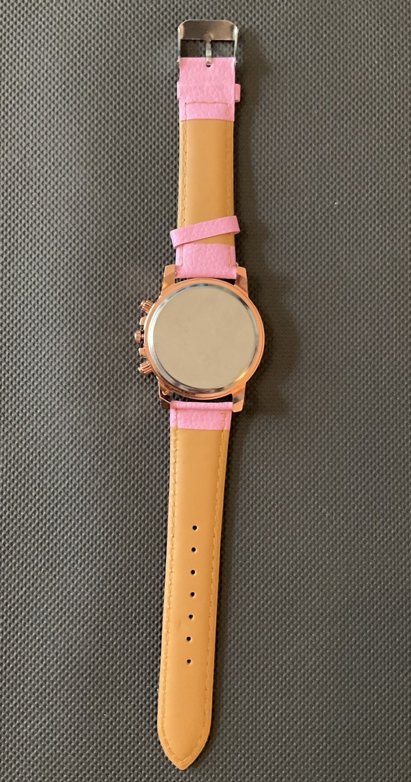 Fashion Pink quartz style women’s large face watch Brand New