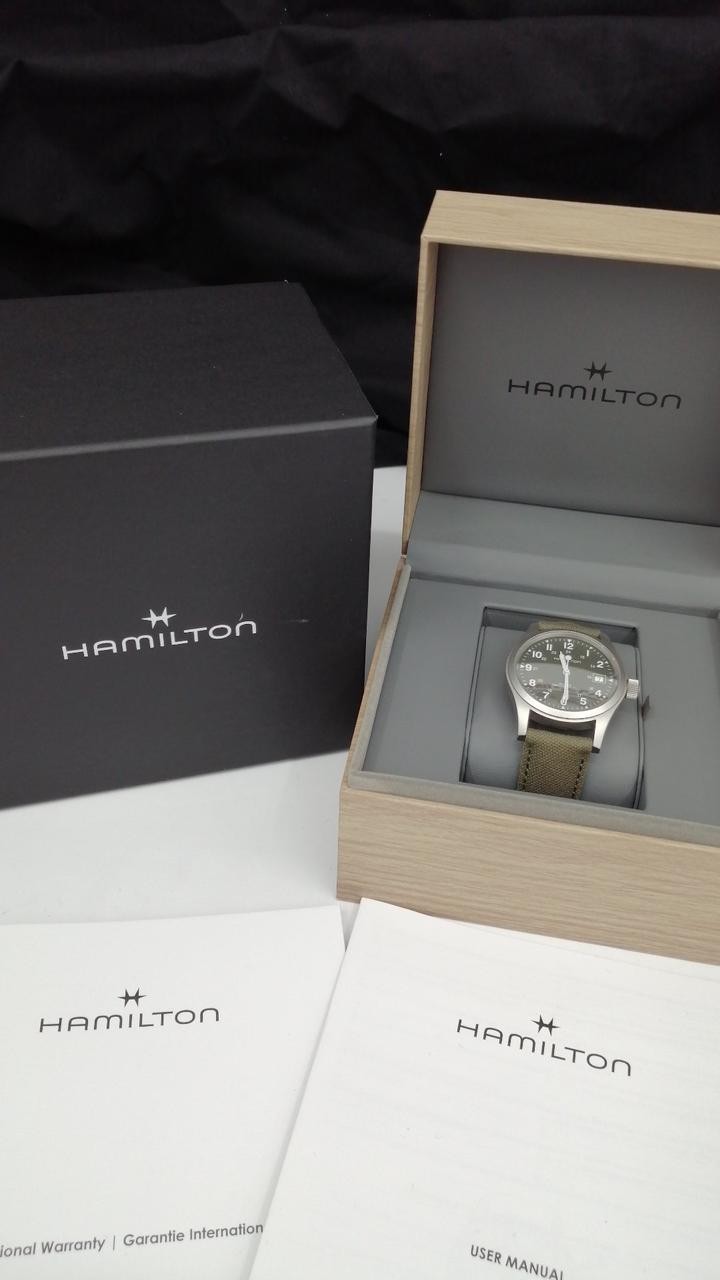 Khaki Field Mechanical Model H694390 HAMILTON