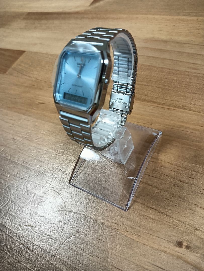 CASIO AQ-230A-2A1 Ice Blue Analog Digital Watch