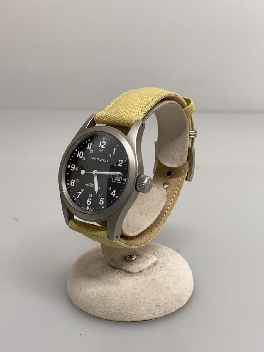 HAMILTON Hand wound Watch Analog Black Camel H694390 H600694100