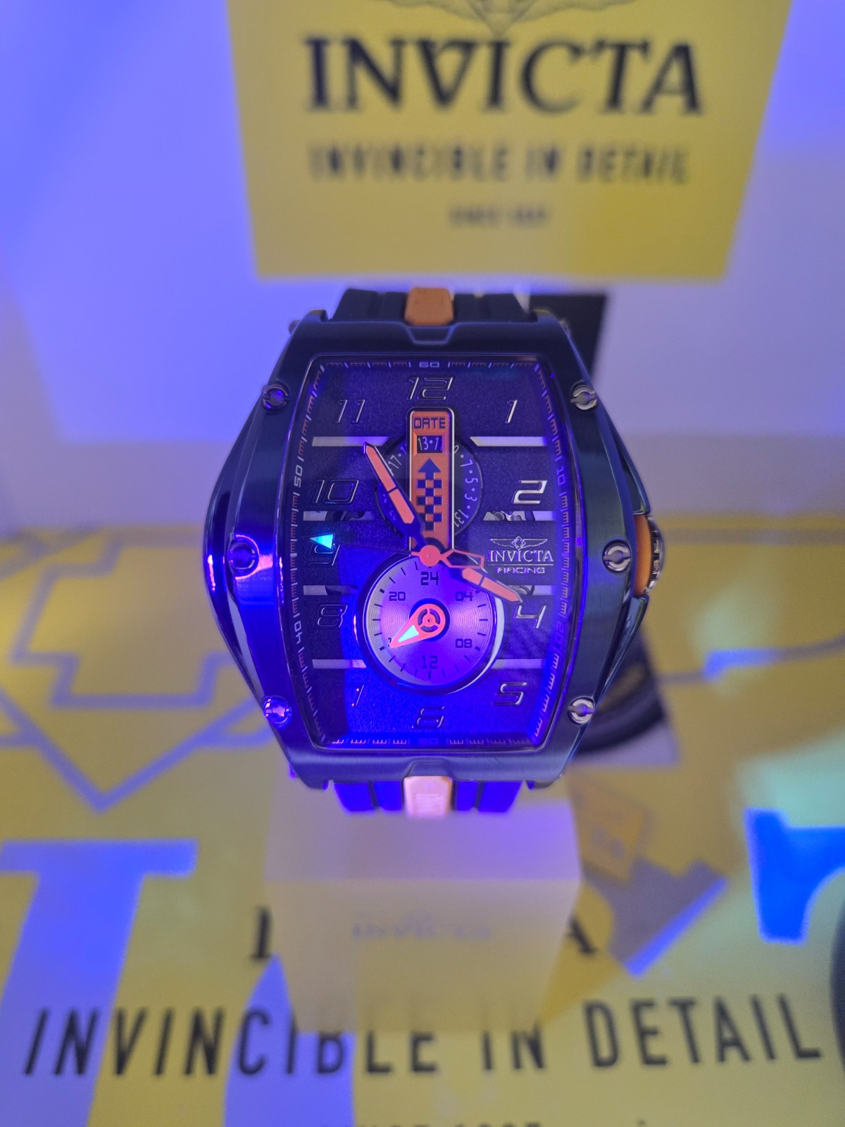 Invicta Special Edition Replica Racing Car w/ Invicta 57mm Watch (47388) Bundle