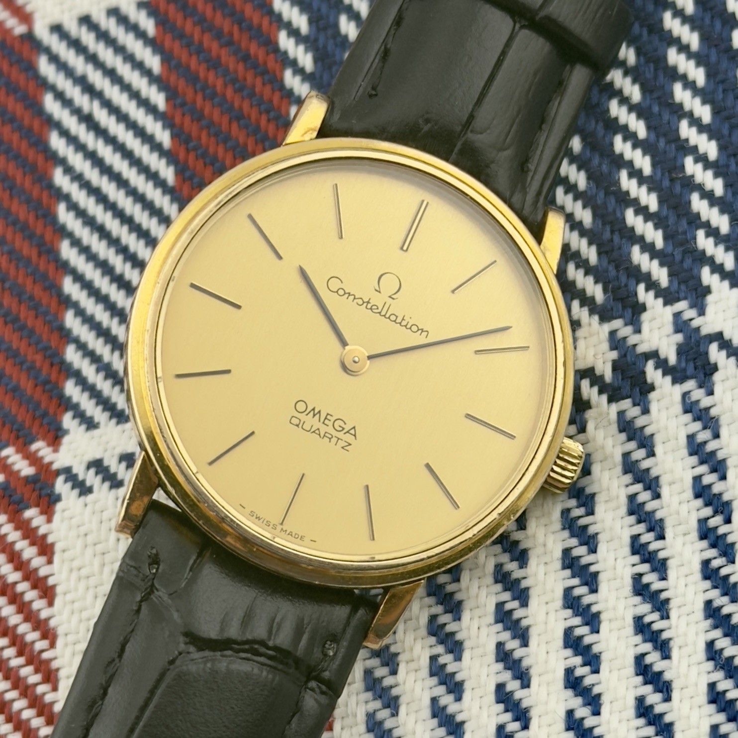 Vintage 1978 Omega Constellation – Gold Dial Quartz – Ref 191.0032 – Men’s Watch