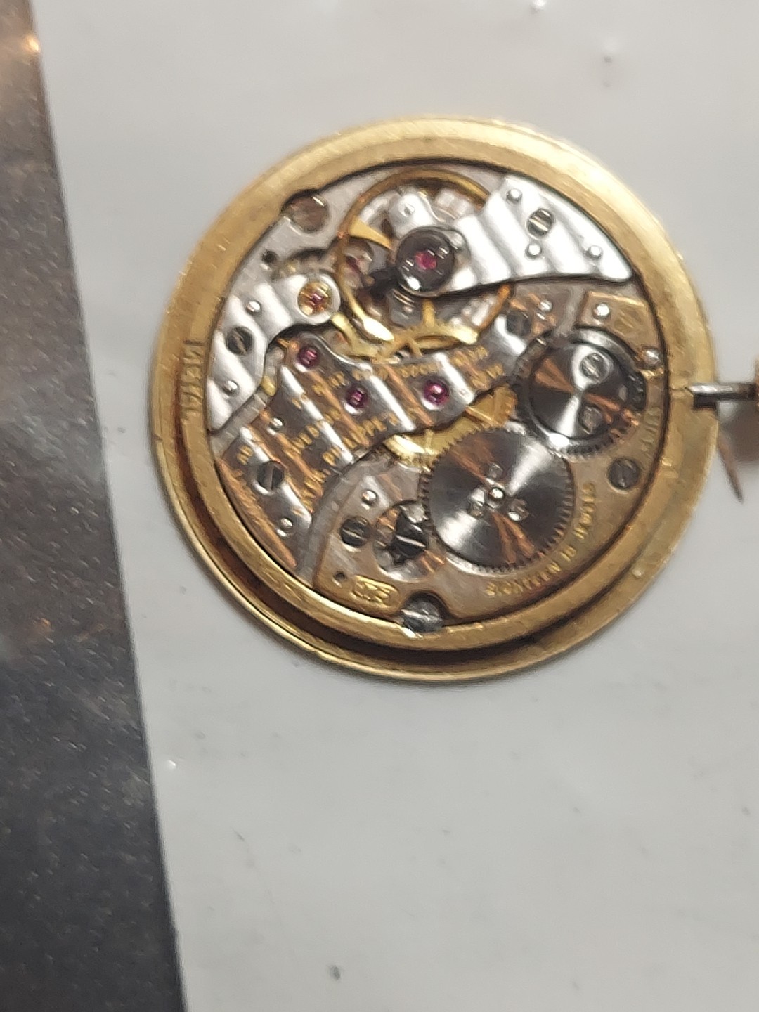 Patek Philippe 18k Yellow Gold Dial,hands And Crown 18 Jewels Manual Cal 175…