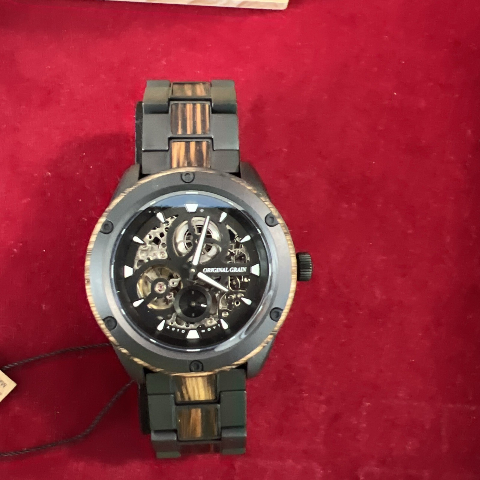Original Grain Charred Whiskey Rugged Automatic 44mm Men Watch