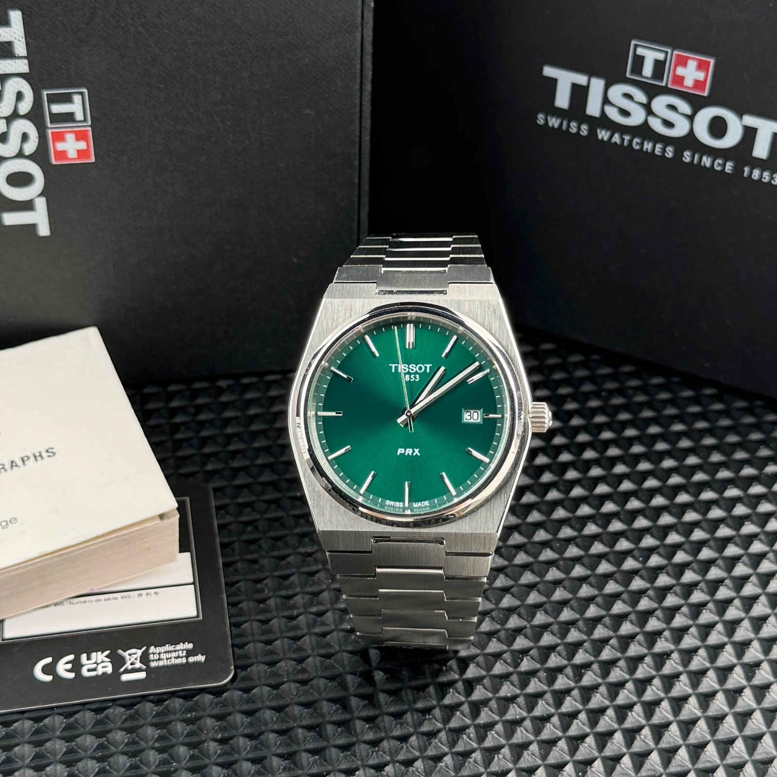 TISSOT PRX Swiss Quartz Green Dial Men’s Watch 40mm T137.410.11.091.00