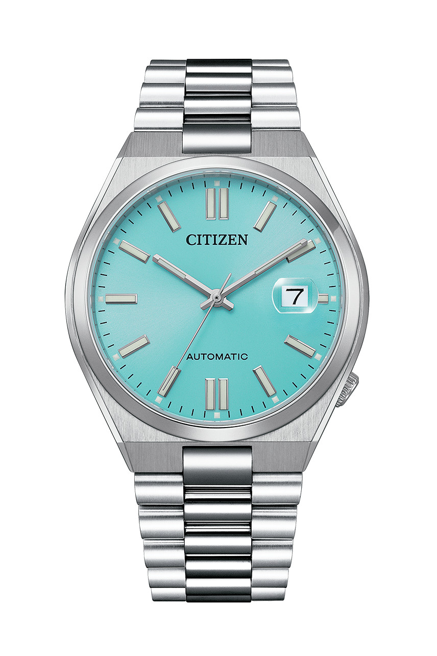 Citizen Automatic ice Blue Sapphire Glass Mens Watch NJ0151-88M