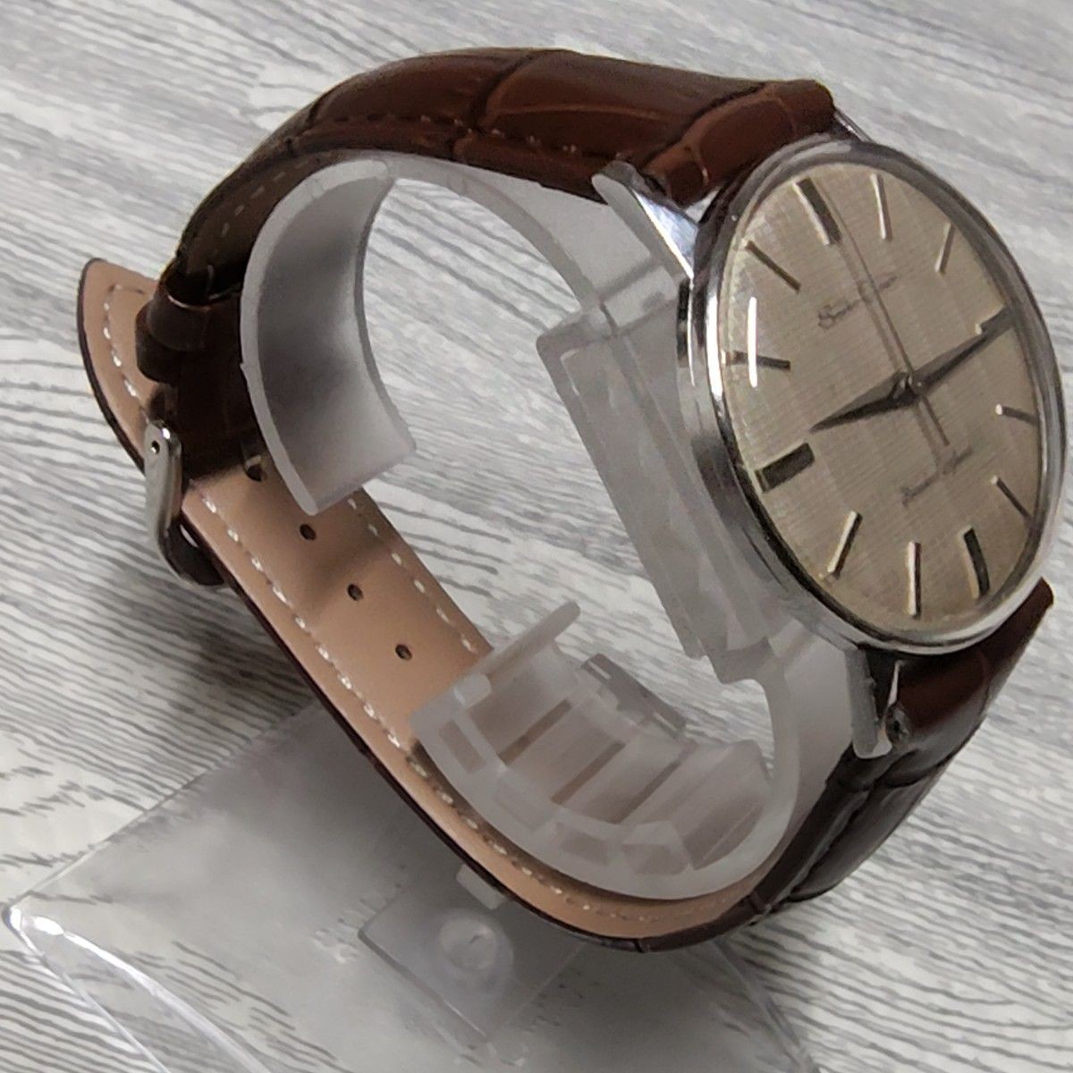 SEIKO Crown Diashock 21 Jewels Manual Used Watch