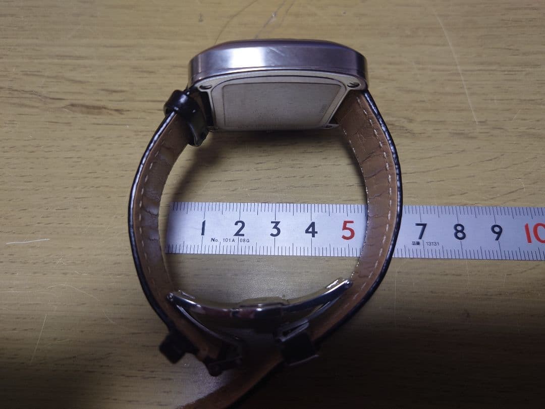 Gucci Coupe Blue Leather Quartz Watch
