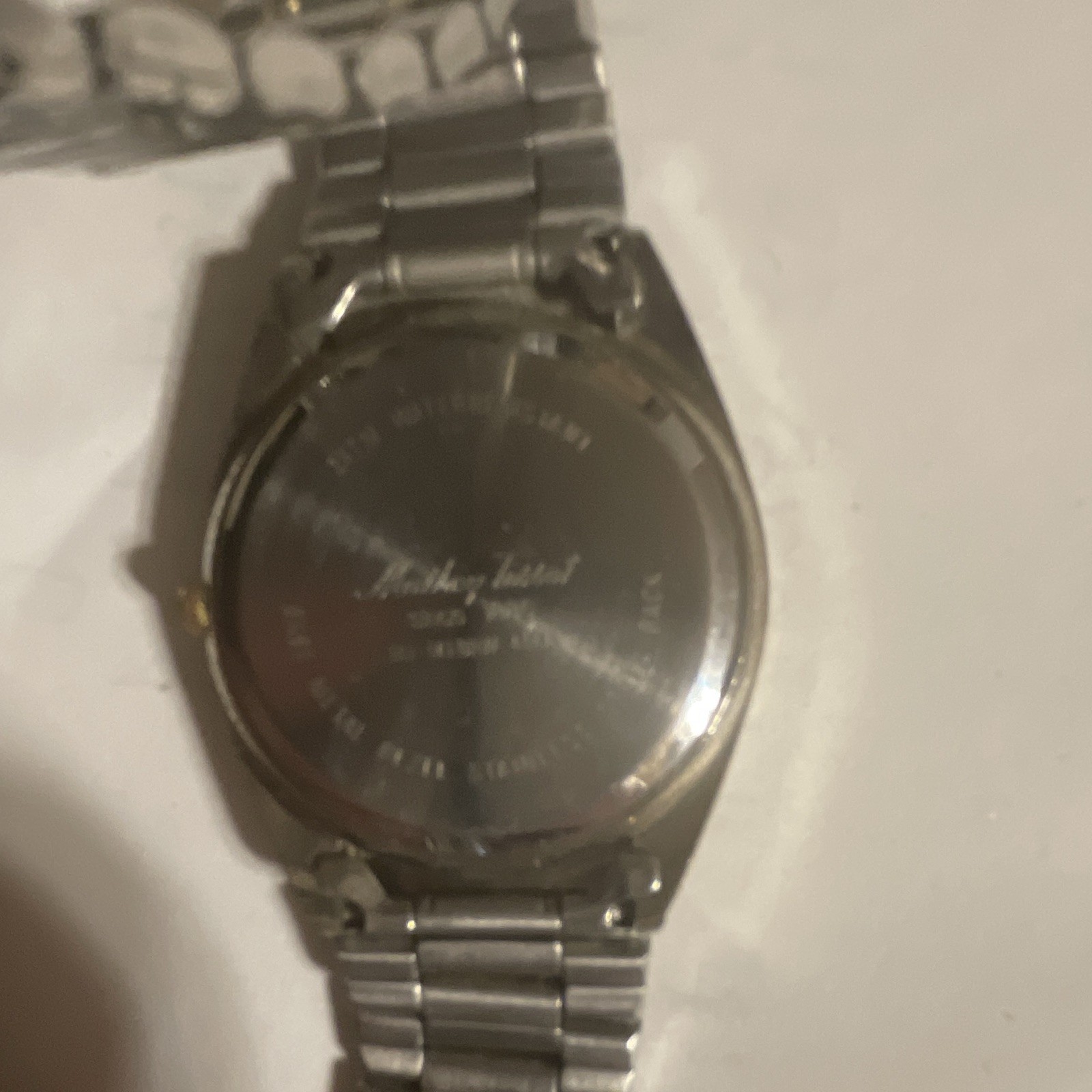 Mathay Tissot Quartz Two-Tone Stainless Steel Day/Date Analog Dress Watch