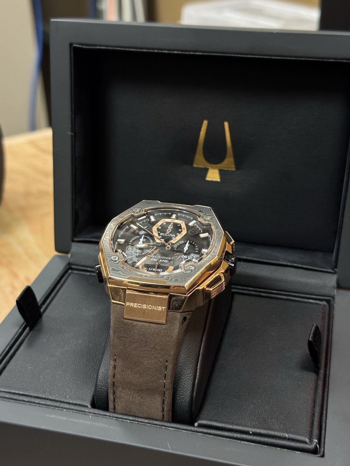 Bulova Precisionist X Men’s Brown Watch – 98B356