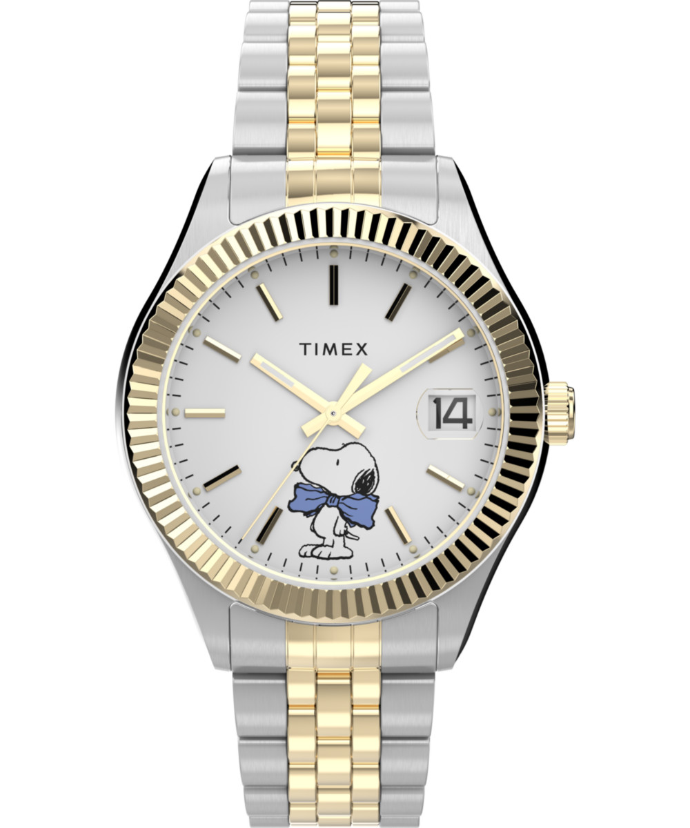 Timex Multicolour Womens Analogue Watch Peanuts Legacy Bowtie TW2Y11100