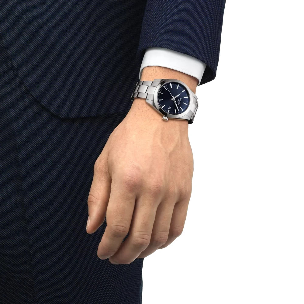 Tissot Gentleman Sapphire Blue Dail Men’s SWISS Watch – T127.410.11.041.00