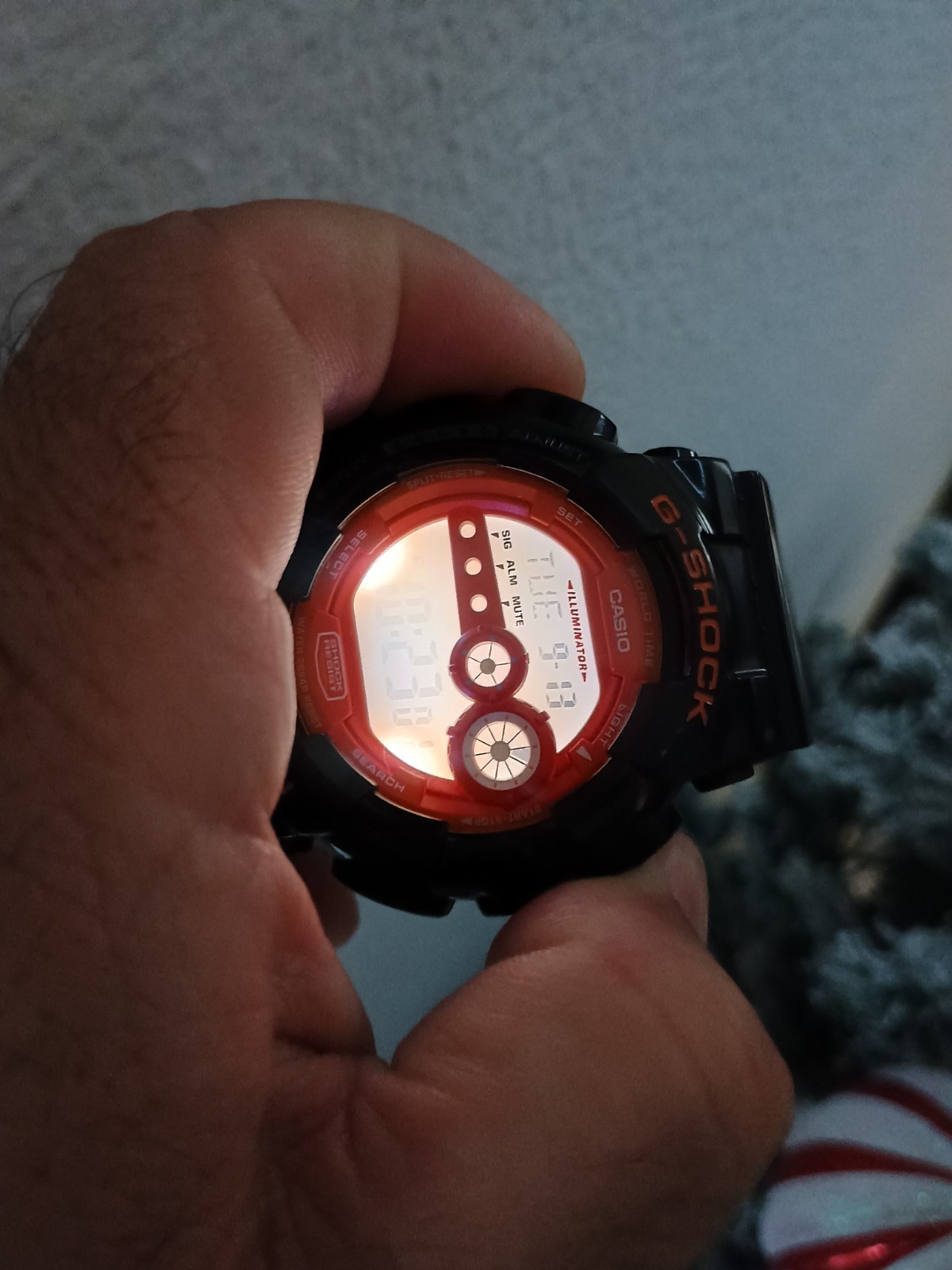 Casio G-Shock GD-100HC 3263 Black Orange Men’s Wristwatch Used