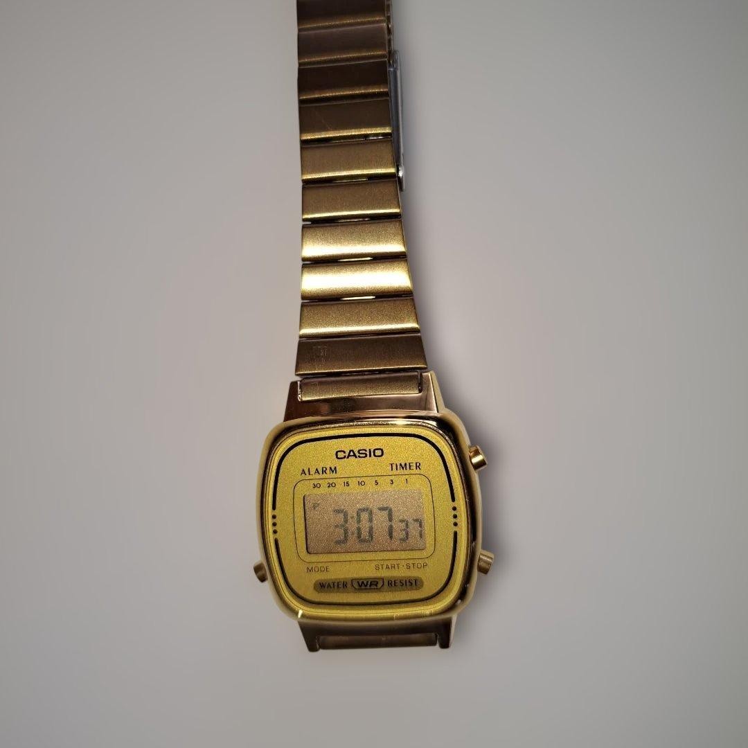 CASIO STANDARD Gold Watch LA-670WGA-9 Casio Standard