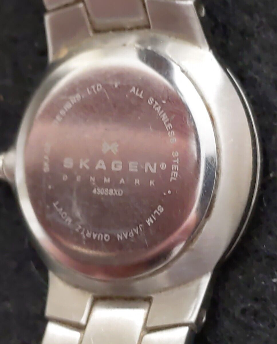 Skagen 430SSXD Ladies Stainless Quartz Mineral Crystal Wristwatch