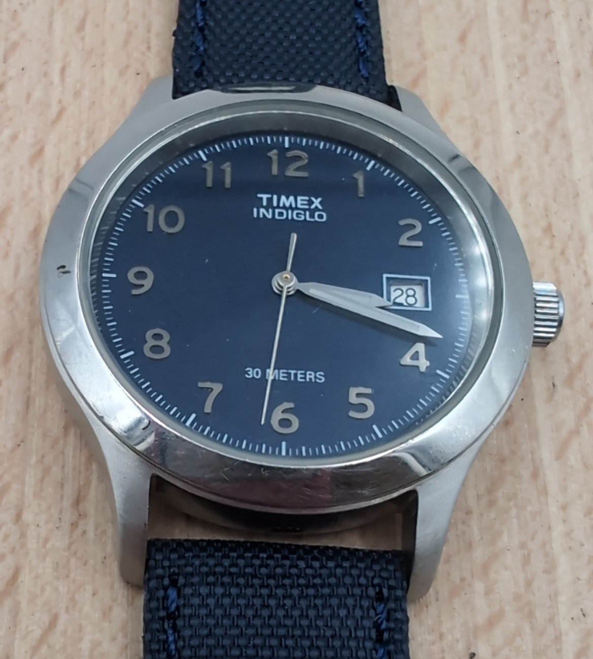 Early Timex Indigo Quartz Watch Blue Dial G0 Philippines