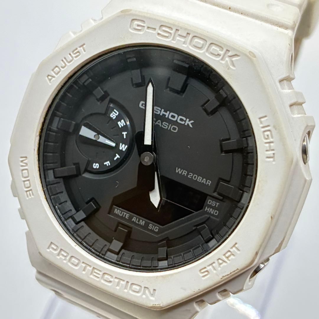 Casio G-Shock DW5600E-1V Digital White Men’s Watch Used G706