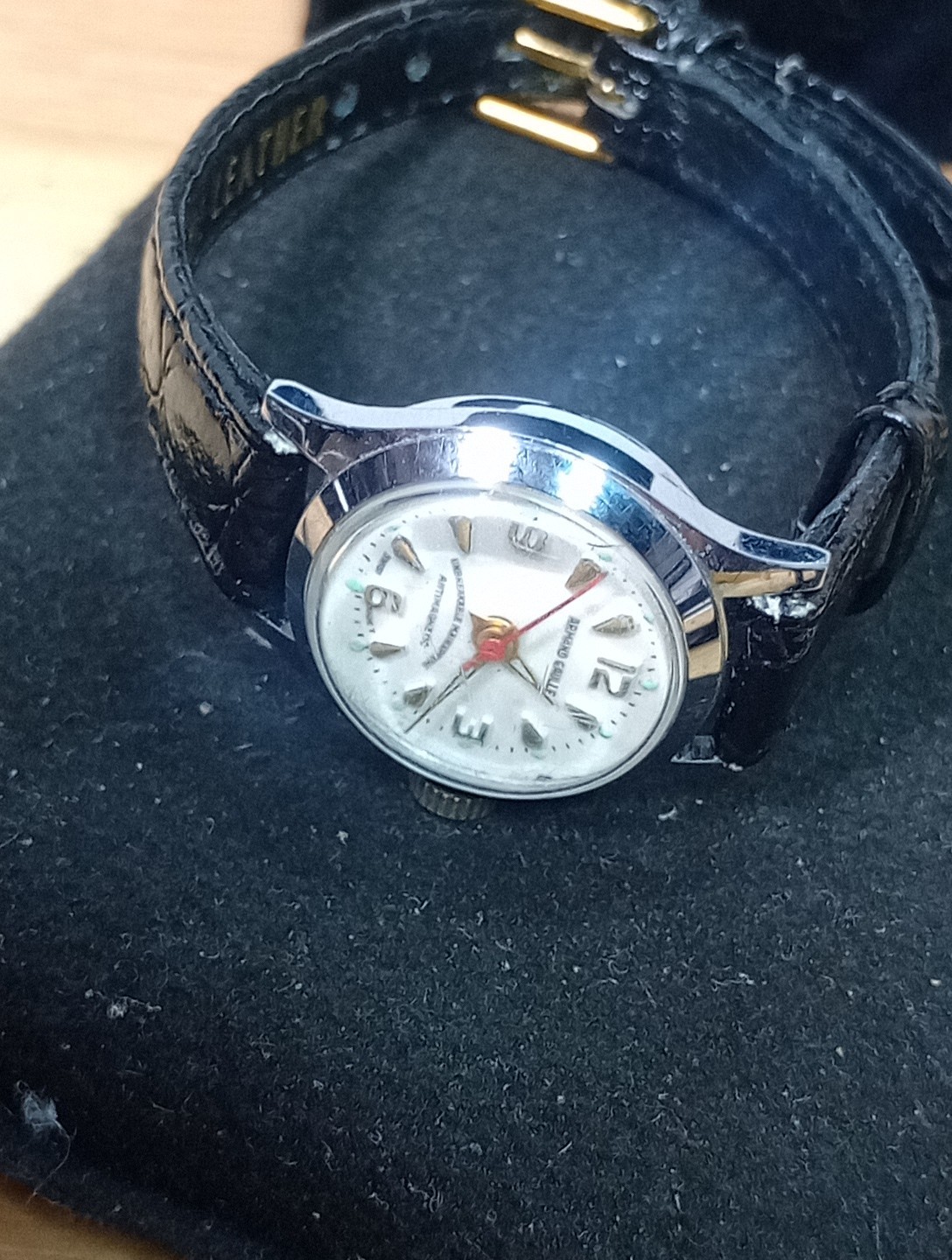 Rare VTG Armand Gaulle Automatic Watch 22mm Anti-magnetic Unbreakable Hairsp