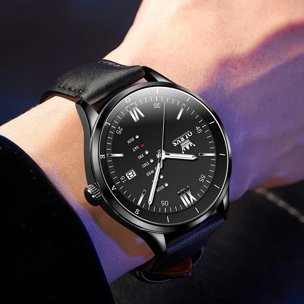 OLEVS 2931 Luminous 3Bar Waterproof Best Present Japan Movement Quartz Watch