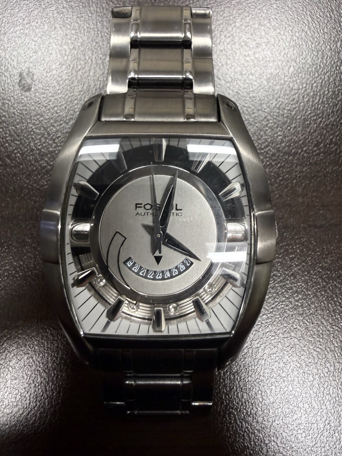 Fossil Arkitekt Automatic FS4196 Self Winding Men’s Watch Gunmetal Steel