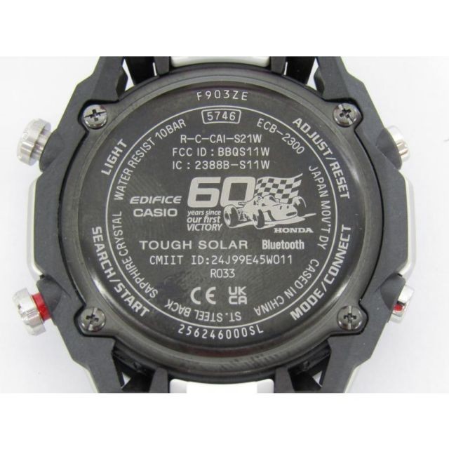 CASIO EDIFICE Honda F1 60th Anniversary Collaboration ECB-2300HR-1AJR Solar Watc