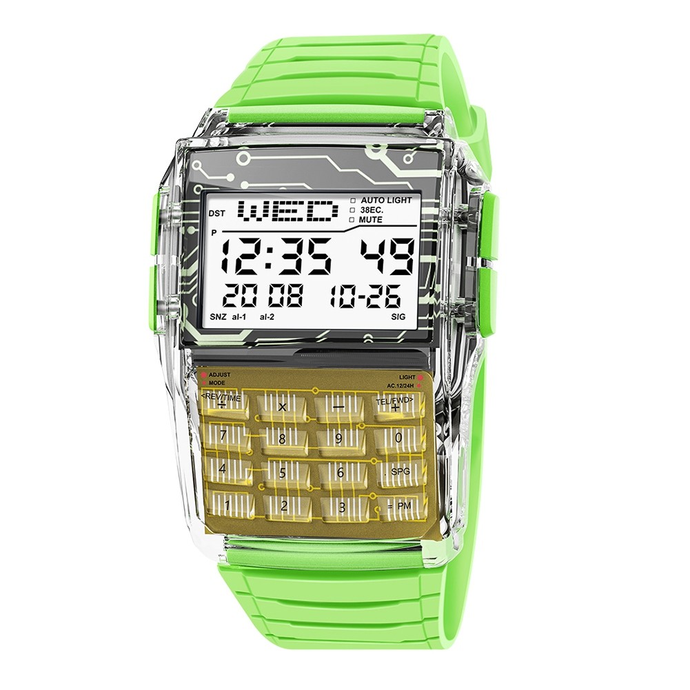 Multi-Function Calculator Electronic Watch That Can Record Phone Numbers 7744