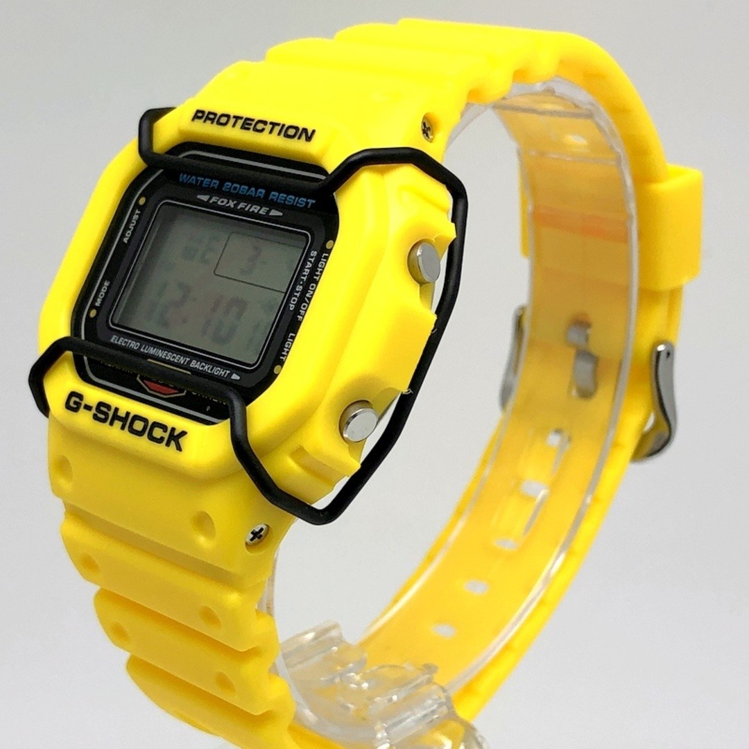 G-Shock DW 5600ED 9 Speed Model with Protector G Mark EL Backlight Yellow 90’s R