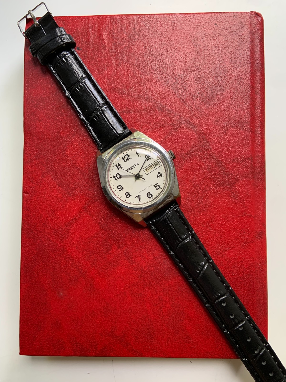 Vintage Soviet Men’s Watch Raketa “rolex” CCCP Wristwatch USSR Mechanical