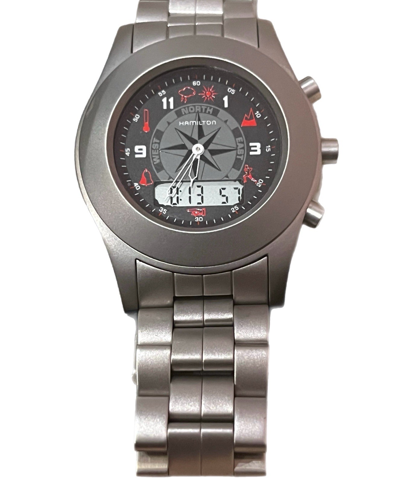 New Hamilton Khaki Field Multi-Touch Model H91514133 42mm Black Dial